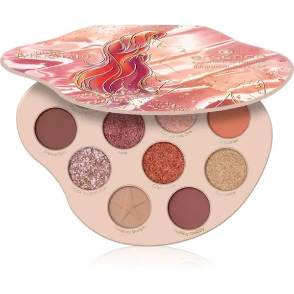 essence Disney The Little Mermaid paletka očných tieňov odtieň 8.8 g