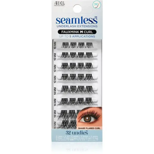 Ardell Seamless Refill Light Modern FauxMink trsové nalepovací řasy M Curl 32 ks