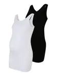 Only Maternity Top  čierna / biela