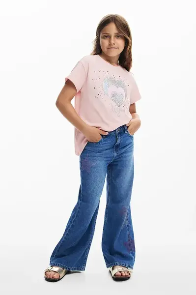 Dětské bavlněné tričko Desigual