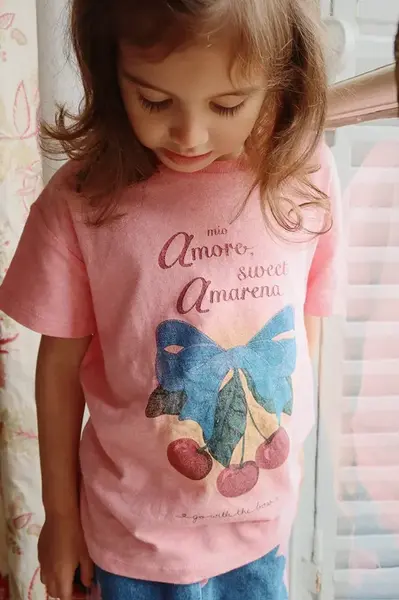 Dětské tričko s příměsí lnu Konges Sløjd ERA TEE OCS