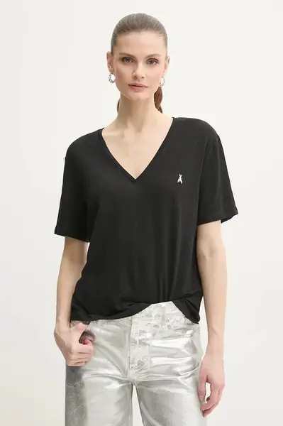 Plátěné tričko Patrizia Pepe