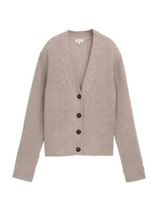 TOM TAILOR Kardigán  tmavošedá