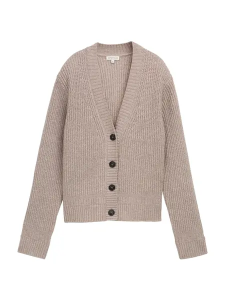 TOM TAILOR Kardigán  tmavošedá