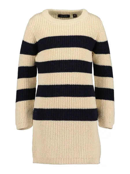 BLUE SEVEN Šaty  béžová / čierna