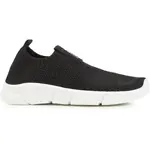 Geox J ARIL G. E - SHINY KNITT Dívčí boty, černá, velikost