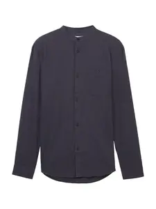 TOM TAILOR DENIM Košeľa  námornícka modrá