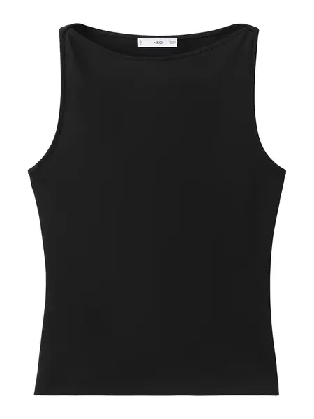 MANGO Top 'TECLA'  čierna