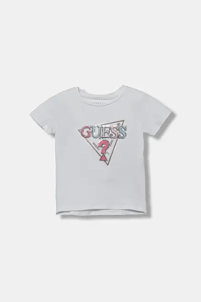 Dětské tričko Guess bílá barva, K5YI06 K6YW4