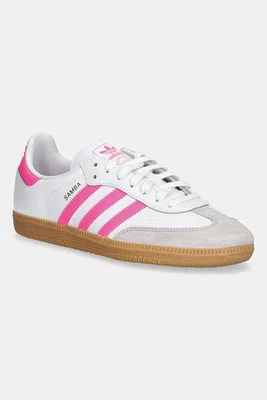 Dětské tenisky adidas Originals SAMBA OG bílá barva, JQ2831
