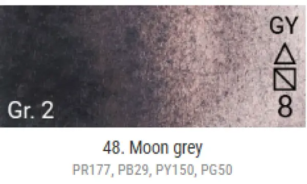 Akvarelové barvy Grand Godet – 48 Moon Grey