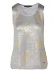 KOROSHI Top  zlatá / sivá