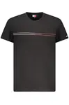 Černé triko Tommy Hilfiger s krátkým rukávem
