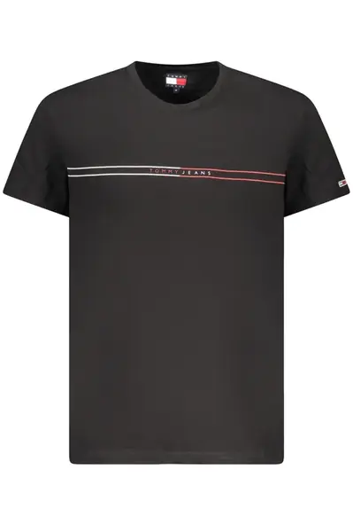 Černé triko Tommy Hilfiger s krátkým rukávem
