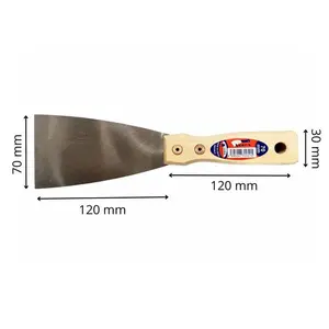 Špachtle ocel broušená YORK PROFI, 70 mm, dřevěná rukojeť