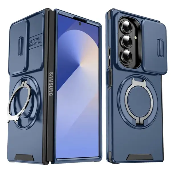 Camslide Stand obal, Samsung Galaxy Z Fold 7, modrý