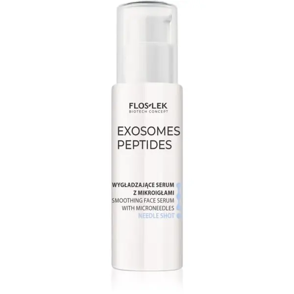 FlosLek Laboratorium Exosomes Peptides Smoothing Facial Serum With Microneedles zjemňujúce sérum s mikroihličkovaním 30 ml
