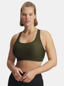 Under Armour Crossback Mid Bra-GRN Women's Bra - Women's