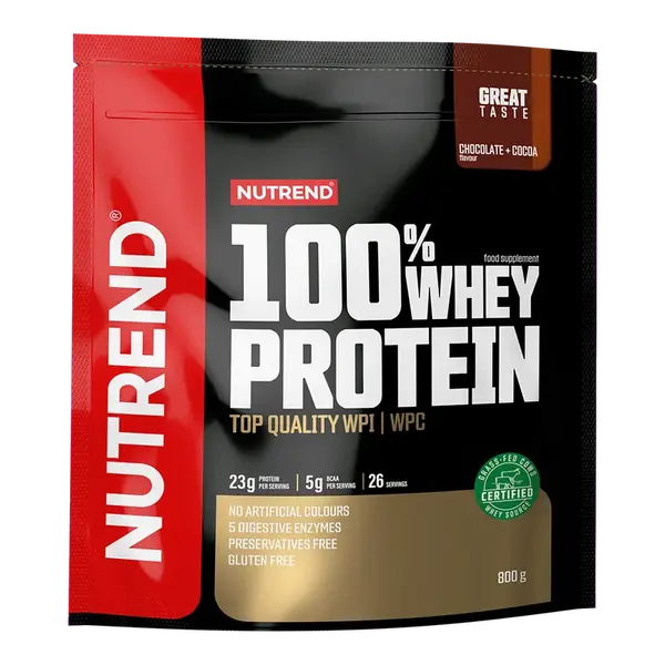 Nutrend 100% Whey Protein choco + cocoa 800 g