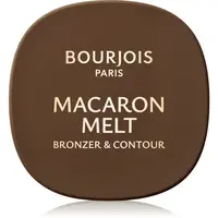 Bourjois Macaron Melt Bronzer & Contour bronzer a kontúrovací púder 2 v 1 odtieň 04 Espresso Latte 5 g