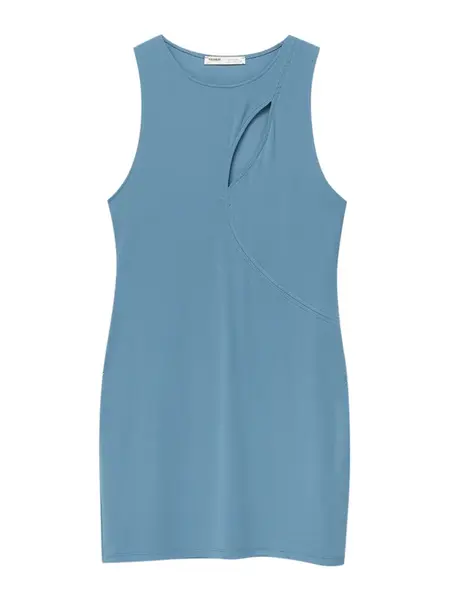 Pull&Bear Šaty  azúrová