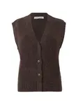 Samsøe Samsøe Pletená vesta 'Sajeanne'  tmavohnedá