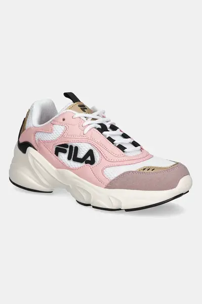 Sneakers boty Fila COLLENE LOGO růžová barva, FFT0136