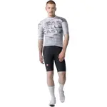 Castelli STRATUS LOGO JERSEY Pánsky cyklistický dres, biela, veľkosť XXXL