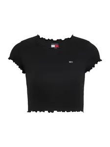 Tommy Jeans Tričko  čierna