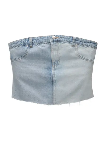 Pull&Bear Top  svetlomodrá