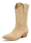 LASCANA Kovbojské čižmy  béžová / šedobiela