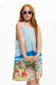 Dětské bavlněné šaty Desigual