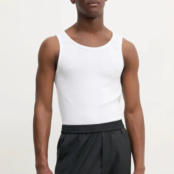 Top s příměsí lnu BARENA VENEZIA Camicia Mola bílá barva, TSU5106.2771