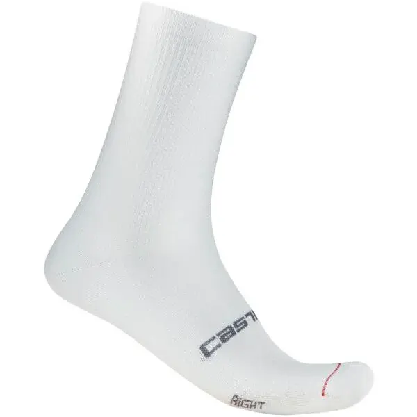 Castelli ESPRESSO 18 SOCK Pánské cyklistické ponožky, bílá, velikost