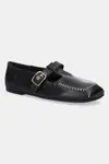 Kožené baleríny AGL Ceramic Shoes černá barva, D840006PGKA0761013