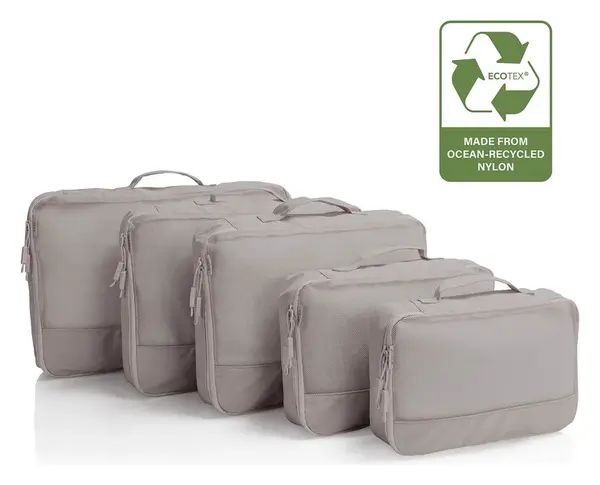Cestovne organizery Heys Ecotex Packing Cube 5 Pc Set Atmosphere