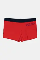Kraťasy United Colors of Benetton červená barva, 3L030X01F