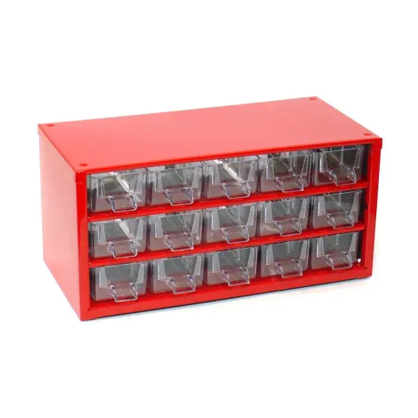 TOKOZ - Zásuvkový organizér 03 / 15S - RAL 3002 - Červená (6740)