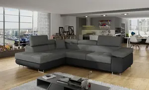 Rohová sedací souprava Anton - Sawana 21 Soft 11 Provedení: Levá varianta, látka: Sawana 21/Soft 11