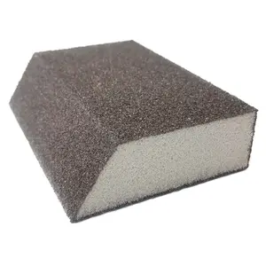 Brusná houbička, zkosená, 4 strany, různé zrnitosti - MAGG Zrnitost: P80