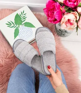 Dámské pantofle Natural Style NS-047 šedé