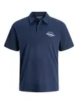 Jack & Jones Plus Tričko 'JJBrandon'  námornícka modrá