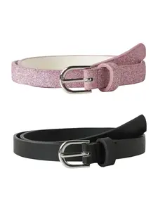 NAME IT Opasky 'NKFRafi'  eozín / čierna / strieborná