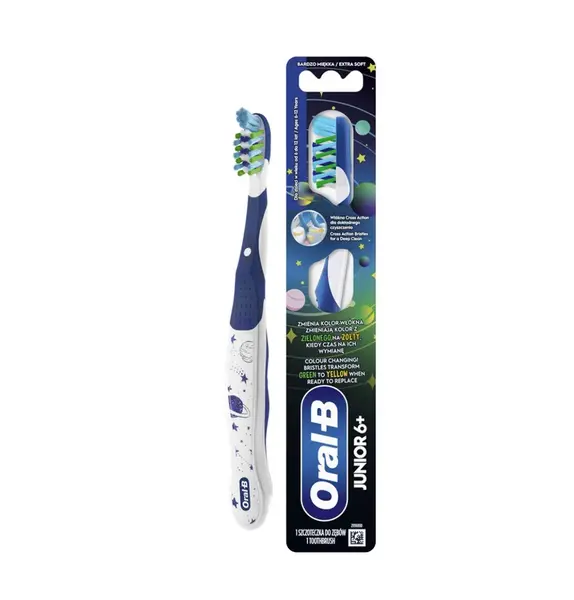 Oral-B Junior 6–12 let Extra Soft manuální zubní kartáček 1 ks