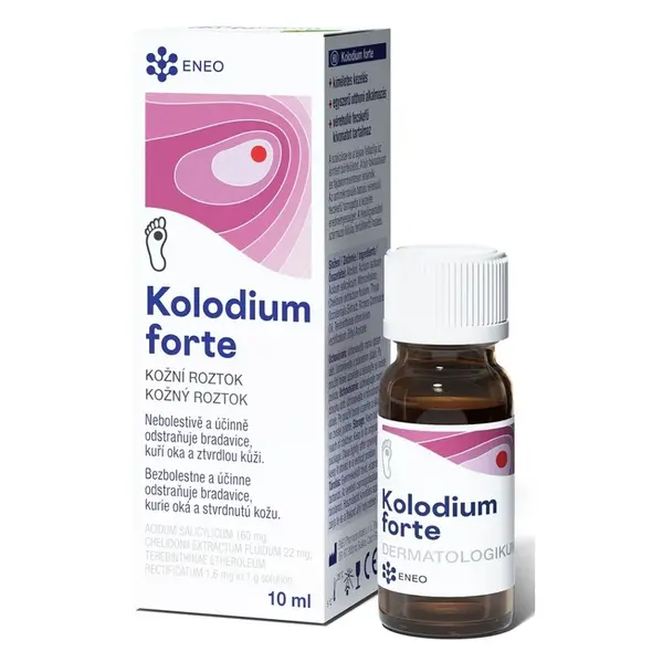 Kolodium Forte Kožní roztok  na bradavice 10ml Eneo