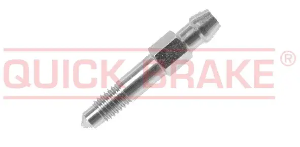 QUICK BRAKE Odvzdušňovací šroub M6x1, délka 38 mm, na brzdové vedení