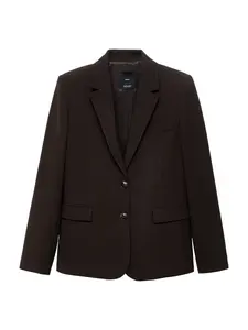 MANGO Blejzer 'Bergen'  tmavohnedá