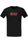 Čierne tričko RIFLE s krátkym rukávom