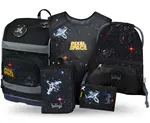 SADA 5 Zippy Plus Pixel Space: aktovka, peračník, vrecko, zástera, peňaženka