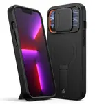 Suritch MagSafe Kickstand Camprotector obal iPhone 13 Pro, černý